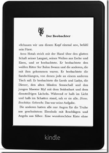 Kindle Paperwhite – der Reader mit Beleuchtung