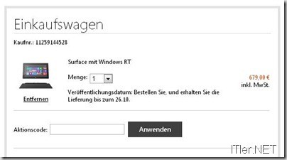 Microsoft Surface – offizielle Preise sind nun ver&ouml;ffentlicht