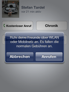 &Uuml;ber Facebook kann jetzt telefoniert werden
