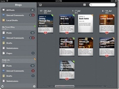 WordPress – Posts – Blogging App f&uuml;r iPad derzeit kostenlos