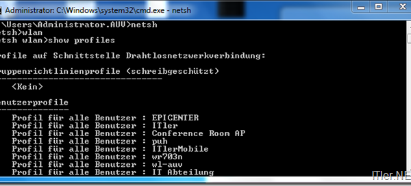 WLAN Profile exportieren – Wlan Einstellungen importieren – Kommandozeile