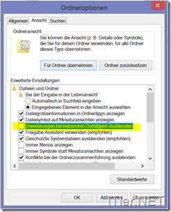 Windows 8 Dateiendungen sichtbar machen anzeigen und einblenden(4)
