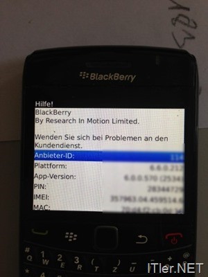 BlackBerry-PIN-IMEI-anzeigen
