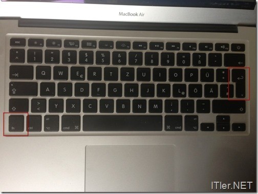 Macbook-Tastatur-Einfügen-Taste