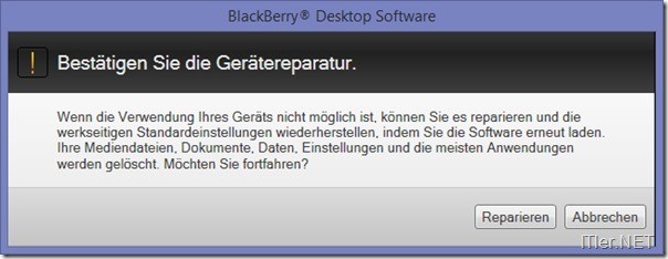 Blackberry-JVM Error 545- Fehler (3)