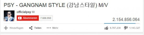 Psy-Gangnam-Style-Youtube-Rekord