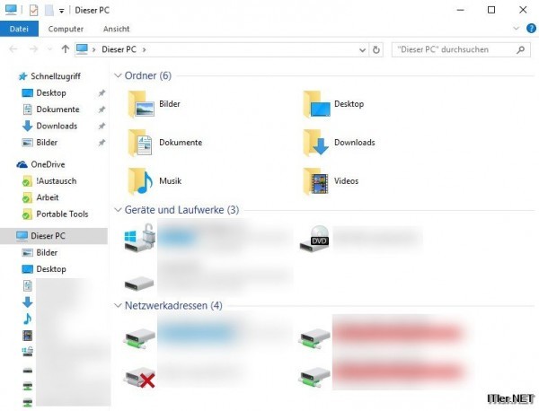 Windows 10 - Explorer - alte Ansicht aktivieren - Schnellzugriff deaktivieren (4)
