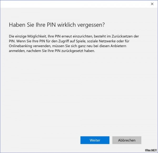 Windows 10 - PIN deaktiveren löschen (4)