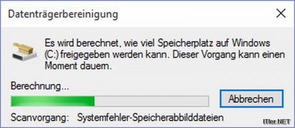Windows 10 Update - alte Sicherungsdateien entfernen (3)