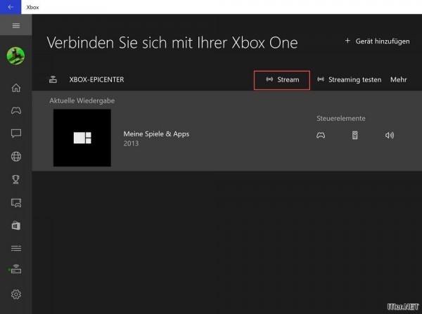 Windows 10 - so streamt man XBOX Games (4)