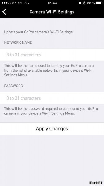 GoPro SSID und Passwort ändern (3)