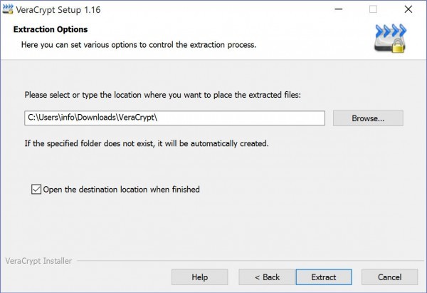 6 - VeraCrypt - deutsche Anleitung zum Daten verschlüsseln - Speicherort