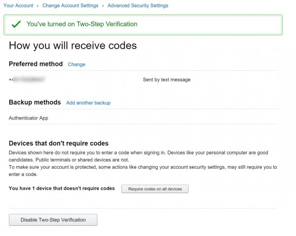 2 Faktor Authentifizierung Amazon (6)