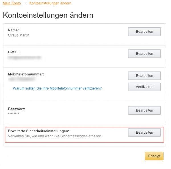 2 Faktor Authentifizierung Amazon (7)