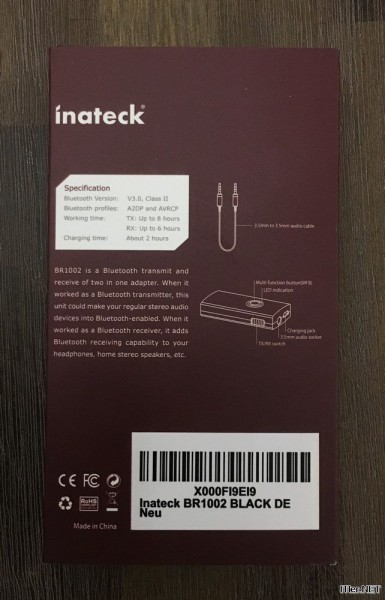 Inateck Bluetooth 3.0 Sender und Empfänger im Test (2)