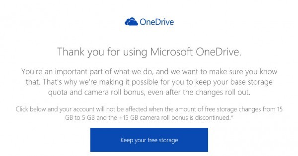 One Drive Speicher behalten - Microsoft rudert zurück