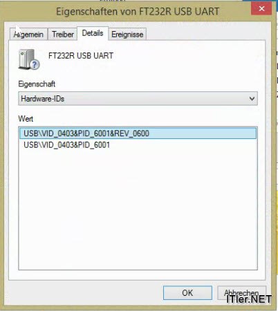 FT232R UART – Treiber – Windows Download