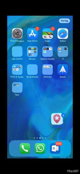 iOS - mehrere Apps gleichzeitig verschieben - Anleitung